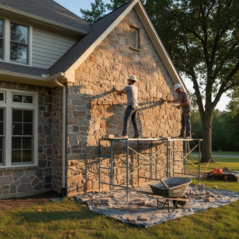 Stone Veneer Siding Repair